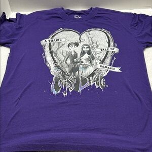 Tim Burton’s Corpse Bride Purple T-Shirt – Size M